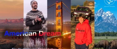 Event-Image for 'AMERICAN DREAM - Ein Vortrag von Elias Vetter'