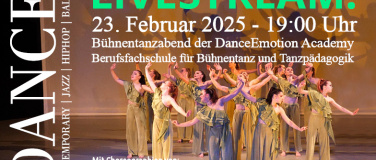 Event-Image for 'Livestream Bühnentanzabend "Dance" der DanceEmotion Academy'