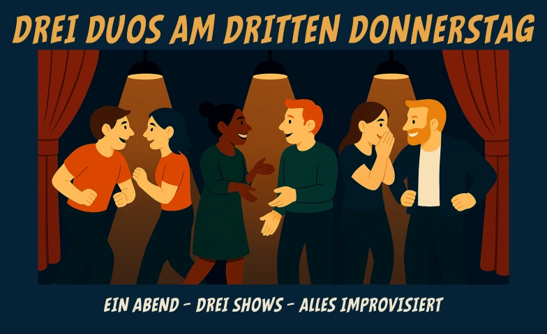 Drei Duos am dritten Donnerstag - Improtheater Theater Ida, Aargauerstrasse 50 / 80, 8048 Z&uuml;rich Billets