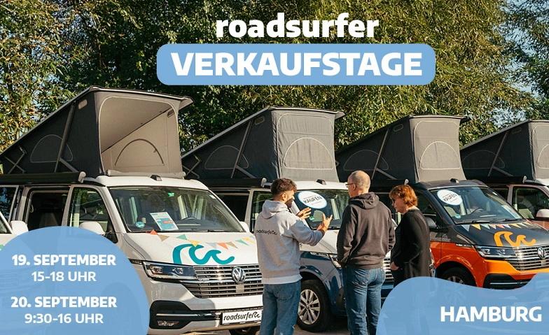 Event-Image for 'Camper Verkaufstage - roadsurfer DEAL DAYS in Hamburg'