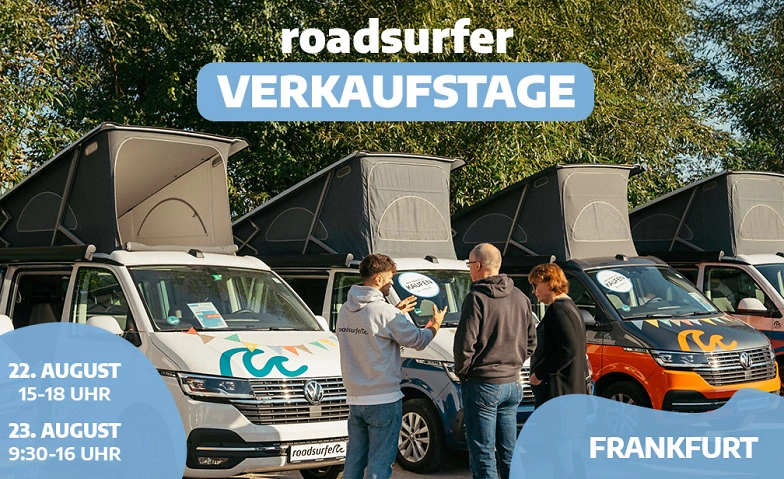 Event-Image for 'Camper Verkaufstage - roadsurfer DEAL DAYS in Frankfurt'