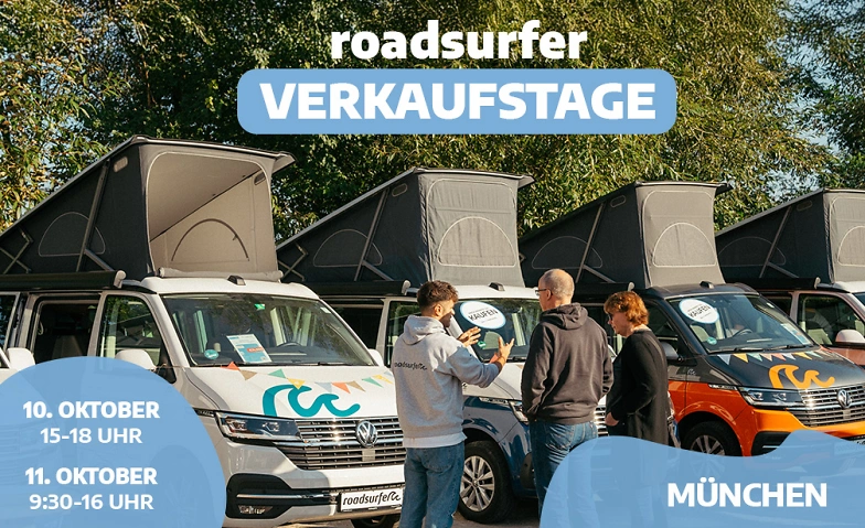 Event-Image for 'Camper Verkaufstage - roadsurfer DEAL DAYS in München'