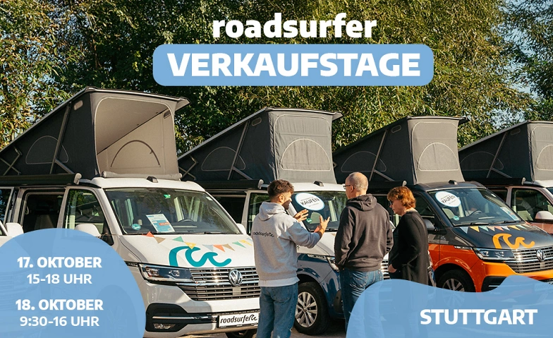 Event-Image for 'Camper Verkaufstage - roadsurfer DEAL DAYS in Stuttgart'