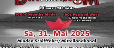 Event-Image for 'DepeschiffMode: 3,5 Stunden Mittellandkanal Depeche Mode+80s'