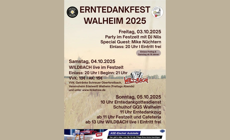 Event-Image for 'Erntedankfest Aachen Walheim 2025'