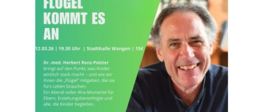 Event-Image for '&bdquo;Auf die Fl&uuml;gel kommt es an&ldquo; - Dr. med. Herbert Renz-Polster'