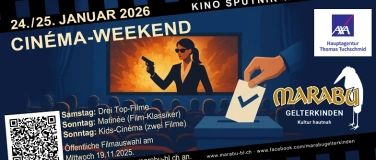 Event-Image for 'Cinéma Weekend Samstag, 24. & Sonntag, 25. Januar 2026'