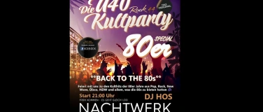 Event-Image for 'Die &Uuml;40 Party im Nachtwerk Club M&uuml;nchen &raquo; BACK TO THE 80s'