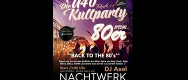 Event-Image for 'DIE Ü40 CLOSINGPARTY VOR DER HERBSTPAUSE » BACK TO THE 80s'