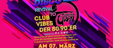 Event-Image for 'Disco Night - Revival to Dorian Gray'