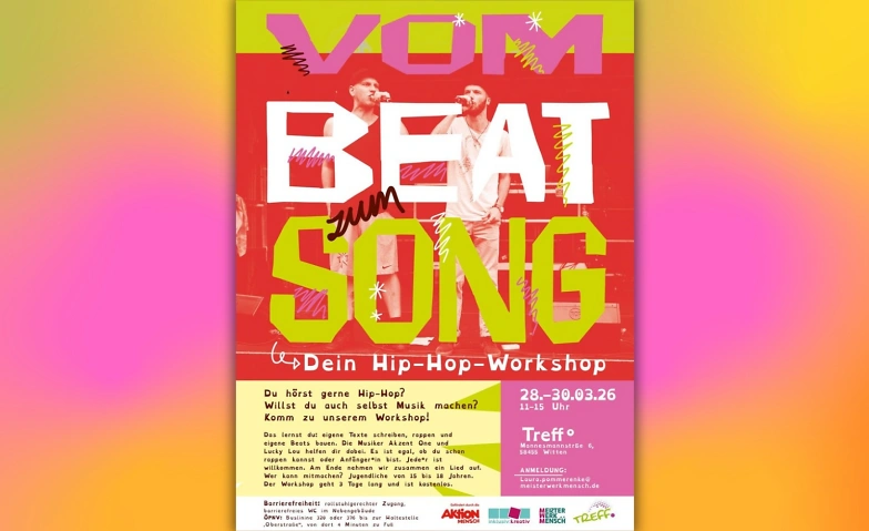 Event-Image for 'HIP HOP WORKSHOP - VOM BEAT ZUM SONG'