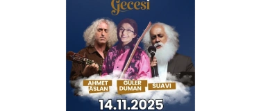Event-Image for 'Dostlar Gecesi  Güler Duman, Suavi und Ahmet Aslan'