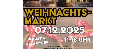 Event-Image for 'Weihnachtsmarkt im Mattlerhof – Festliche Magie erleben'
