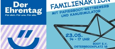 Event-Image for 'Familienaktion &middot; Papierboot-Wettbewerb und Kanu-Simulator'