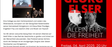 Event-Image for 'Georg Elser - allein gegen Hitler'