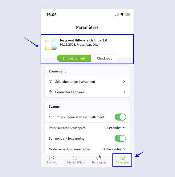 Entry App 3 0 ein und auschecken fr