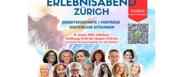 Event-Image for 'Erlebnisabend Medialit&auml;t & Heilen mit kostenlosen Sitzungen'