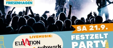 Event-Image for 'Festzelt-Party mit ELEVATION und Subwork'