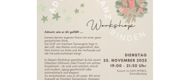 Event-Image for 'Adventskranz binden Workshop - 25.11.2025'