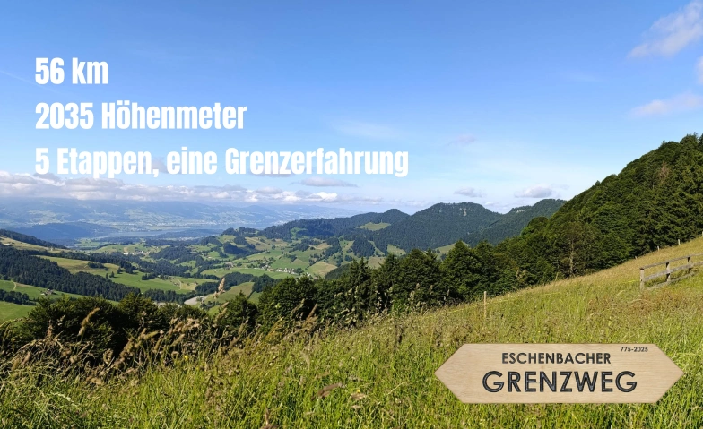 Eschenbacher Grenzweg in 5 Etappen und Grenzerfahrung Eschenbacher Grenzweg Billets