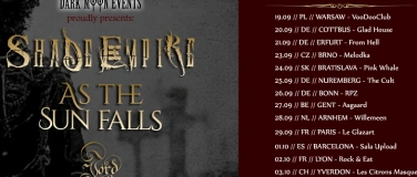 Event-Image for 'BONN TORN ASUNDER: SHADE EMPIRE // AS THE SUN FALLS // JORD'