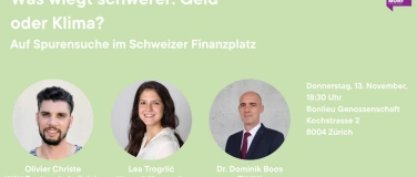 Event-Image for 'Was wiegt schwerer: Geld oder Klima? Auf Spurensuche'