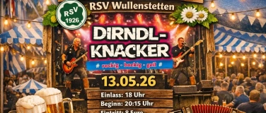 Event-Image for 'Dirndlknacker live beim RSV Wullenstetten auf dem Maifest'