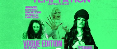 Event-Image for 'TEMPTATION, 28.2. w/ Amy Strong & Janisha Jones &more, Puls'