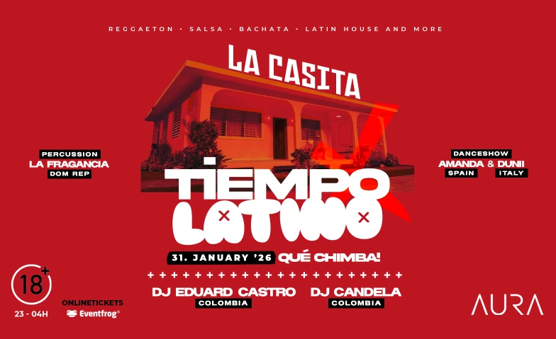 TIEMPOLATINO • LA CASITA AURA Club Z&uuml;rich, Bleicherweg 5, 8001 Z&uuml;rich Billets