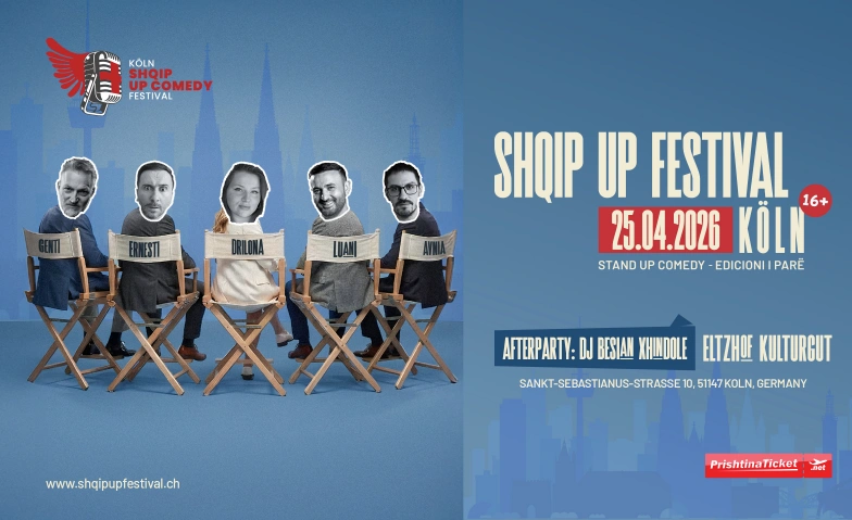 Shqip Up Comedy Festival Eltzhof das KulturGut, Sankt-Sebastianus-Stra&szlig;e 10, 51147 K&ouml;ln Billets