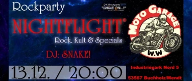 Event-Image for 'Rockparty NIGHTFLIGHT in der Moto Garage/Ww'
