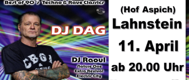 Event-Image for '90er Techno & Rave Classics - Special Guest DJ DAG'