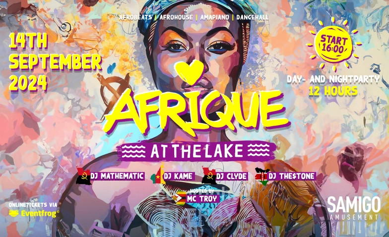 AFRIQUE @ THE LAKE Samigo Amusement, Mythenquai 59, 8002 Zürich Tickets