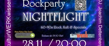 Event-Image for 'Rockparty NIGHTFLIGHT im kulturWerkwissen!'