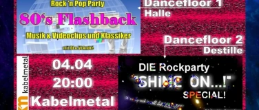 Event-Image for 'Floor1: 80s Flashback  + Floor2: Rockparty SHINE ON Special!'