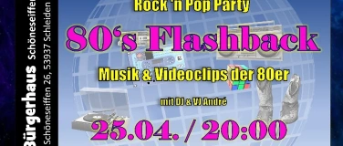 Event-Image for '80s Flashback! Rockn Pop Videoparty!'