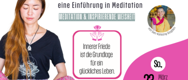 Event-Image for 'INVESTIERE IN INNEREN FRIEDEN: EINE EINFÜHRUNG IN MEDITATION'