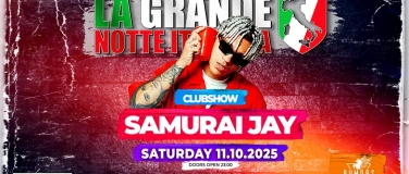 Event-Image for 'La Grande Notte Italiana w/SAMURAI JAY @ Rumors Stuttgart'