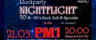 Event-Image for 'Rockparty NIGHTFLIGHT in der Homburger Papiermühle!'