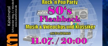 Event-Image for '80s Flashback! Musik, Videoclips, Klassiker!'