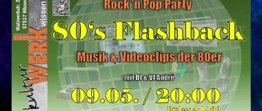 Event-Image for '80s Flashback! Musik, Videoclips, Klassiker!'