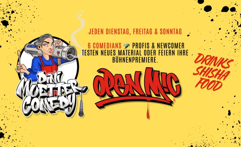 Dini Muetter Comedy - Open Mic Tickets