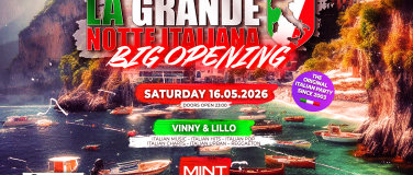 Event-Image for 'La Grande Notte Italiana BIG OPENING @ Mint Club Saarbr&uuml;cken'