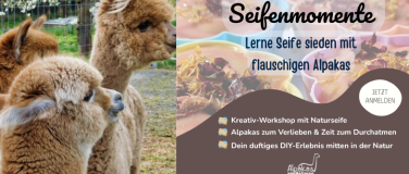 Event-Image for 'Seifen sieden mit flauschigen Alpakas'