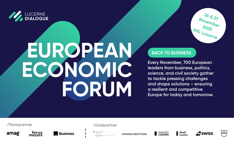 European Economic Forum KKL Luzern, Europaplatz 1, 6005 Luzern Tickets