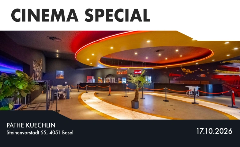 MODUL8 CINEMA SPECIAL Saal1 K&uuml;chlin, Steinenvorstadt 55, 4051 Basel Tickets