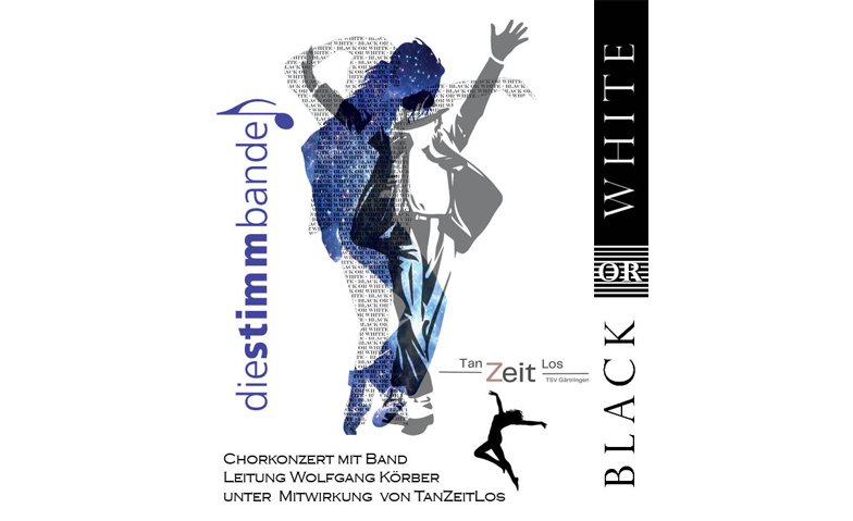 Event-Image for '"BLACK OR WHITE" - Chorkonzert der Stimmbande Gärtringen'