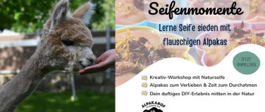 Event-Image for 'Seifen sieden mit flauschigen Alpakas'
