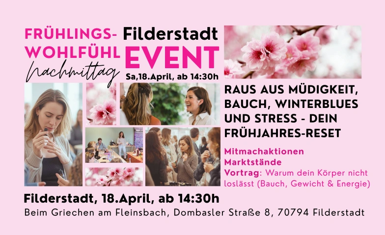 Raus aus M&uuml;digkeit, Bauch, Winterblues & Stress Der Grieche am Fleinsbach Filderstadt, Dombasler Stra&szlig;e 8, 70794 Filderstadt Tickets