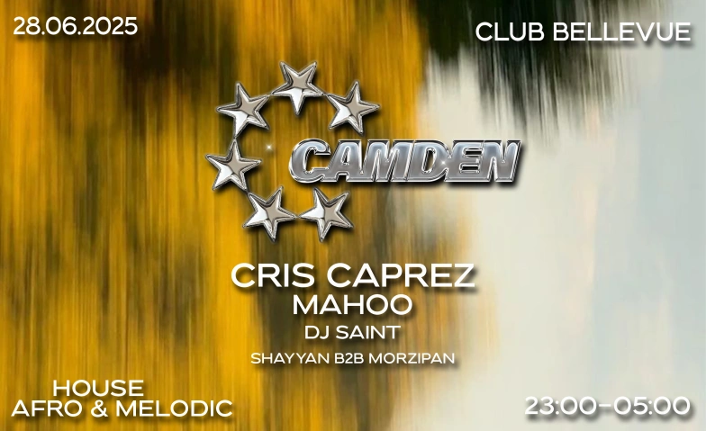 CAMDEN CLOUDS Club Bellevue, Freieckgasse 9, 8001 Zürich Billets